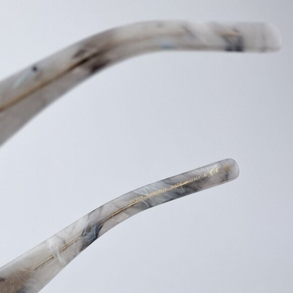 D&G DG4413 342887 BRAND NEW Sunglasses Grey Marble Grey Square Unisex - Picture 9 of 11